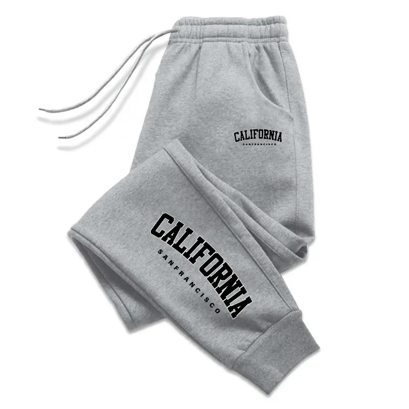 Hot Sales Mens Sweatpants Printing Casual Pants Outdoor Gym Sports Jogging Pants Autumn Winter Man T
