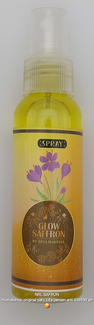 Spray Saffron NRL Original Face Mist | Wajah Glowing Bebas Jerawat Flek Hitam Lembab Cerah Awet Muda