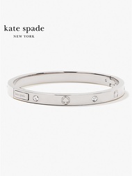 KATE SPADE NEW YORK INFINITE SPADE ENGRAVED SPADE BANGLE WBRUI002 กำไลข้อมือ