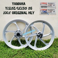 HLY YAMAHA CAST WHEEL 5XK 125Z Y125 Y125Z Y125ZR LC135 5S 5 SPEED LC135 LC 135 V8 SPORT RIM 6 BATANG