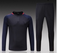 Spring and Autumn long sleeved jersey +pants football training suits sports football Jersey