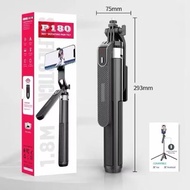 Bluetooth Selfie Stick TRIPOD P180 || 1.8 METERS HEIGHT