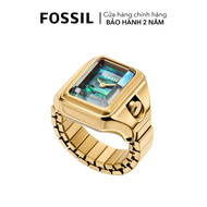 Nhẫn đồng hồ nữ Fossil Raquel Watch Ring mặt xà cừ 14 MM dây thép không gỉ ES5411
