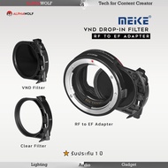 MEIKE Drop-in Filter Adapter RF to EF อะแดปเตอร์แบบดรอปอิน พร้อม VND Filter และ Clear Filter สำหรับ