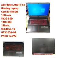 Acer Nitro AN517-51Gaming LaptopCore i7-8750H