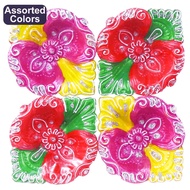 Partyforte Deepavali Painted Diya - Assorted Shapes 4 Pcs [Local Seller! Fast Delivery!]