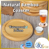 Bamboo Wood Coaster Placemats Cup pad 木杯垫木垫 拍摄道具 Retro Insulation Cup Tray Photography Props Wooden 