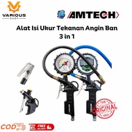 AMTECH Tire Pressure Gauge Tire Air Inflator Tekanan Angin 3in1 Analog Digital Gauge Inflator TG3