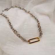 Ophelia Mix Metals Statement Necklace