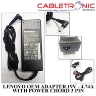 LENOVO Adapter 19V- 4.74A With Power Cord
