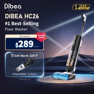 Dibea HC26/H8 Cordless Smart Wet Dry Floor Washer & Vacuum Cleaner | 99.9% Sterilization | Local War