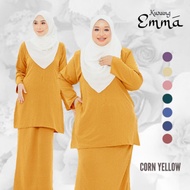 | CORN YELLOW | KURUNG MODEN EMMA | BAJU SEDONDON IBU &amp; ANAK | IRONLESS | CUTTING LOOSE