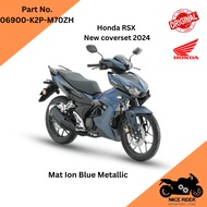 Honda RSX 2024 new coverset mat ion blue metallic 100% original 06900-K2P-M70ZH