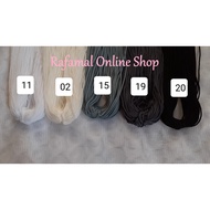 BENANG TALI PP CHINA 1MM (COLOUR OPTION : BLACK AND WHITE) BENANG KAIT CROCHET