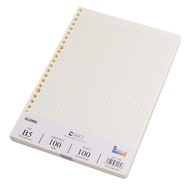 Caro notebook insert (6x6)mm 5 colors KLONG B5 100 sheets 100/76; MS: 534