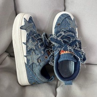 Men Shoes Niche Design Denim Thick-Soled Star Sneakers Couple All-Match Sports Casual Shoes Men Wome
