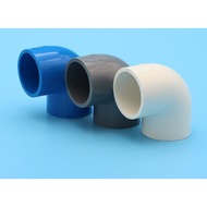 PVC  inside diameter 20mm 25mm 32mm 40mm 90 Degree Elbow Connector Garden Irrigation Water Pipe Connector Aquarium Adapter Pipe Adapter