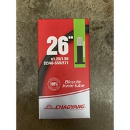 Chaoyang 26×1.25/1.50 AV-FV 48mm bicycle inner tube bicycle tube