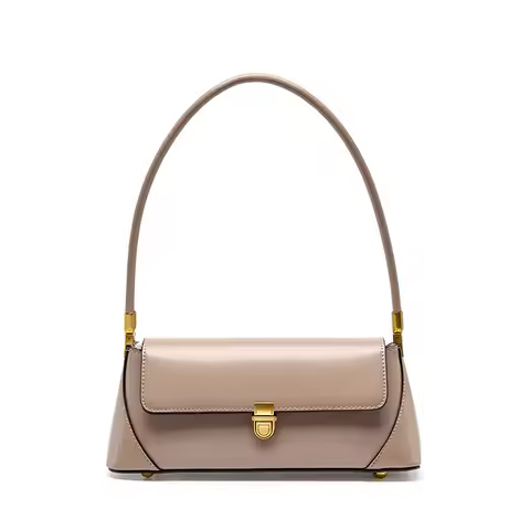 Baguette women's 2025 new genuine leather summer shoulder bag women's bag bags luxury handbags