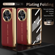 Honor Magic V5 CaseBuilt-in Screen ProtectorHinge ProtectionCamera Lens Protection Case for Honor Ma