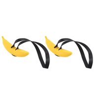 (GPBS) Banana Ox Horn Gym Dumbbells Barbell Bar Handle Weightlifting Hand Grip Ring Grippers Strengt