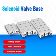 Pneumatic Solenoid Valve Manifold 4V210 4V220 4V310 4V410 Base 200 300 400M 2-15F Pneumatic Fittings