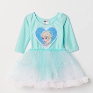 TUTU DRESS ELSA ANNA FROZEN SEQUINS H&M baju elsa anna frozen