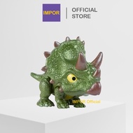IMPORTED Jurassic Snap Squad Dinosaur Triceratops Toy
