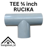 3/ 4 Inch PVC Pipe TeeRUCIKA for Pralon Pipe Connection Tee 3/ 4 Inch in "
