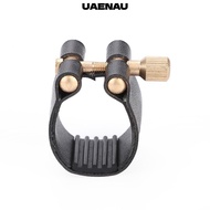 UAENAU ​Clarinet Ligature​, Black ​Plastic Cap​ ​Ligature Fastener​, ​Durable Mouthpiece Cover​ ​Cla