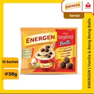 Energen vanilla with Beng beng balls
