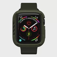 JTLEGEND Apple Watch Series 6/5/4/SE (44mm)_ShockRim防摔保護殼 軍綠/黑