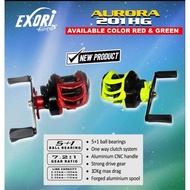 Reel BC Baitcasting Exori Aurora 201HG Left Handle