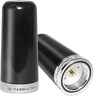 Anina (2-Pack) 3DB Gain GMRS Antenna NMO Mount, Dual-Band UHF VHF 136-174MHz 400-470MHz, 3.5” Antenn