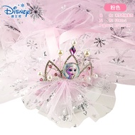 Crown Alloy Princess Elsa Tiara Túi Xô Dài Phụ Kiện Tóc Cho Bé Gái Baby Bé Gái Clip Tóc Tiệc Cưới Ph