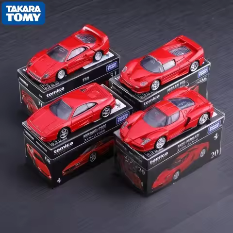Takara Tomy Tomica No 8 Ferrari Purosangue Diecast Super Car Vehicle Fine Texture Static Model Premi