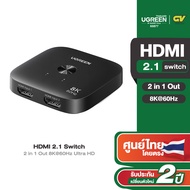 UGREEN DP Bi-Directional Switch 2 in 1 out 4K 60Hz / HDMI Switch 2 In 1 Out รองรับ 4K 30Hz รุ่น 5096