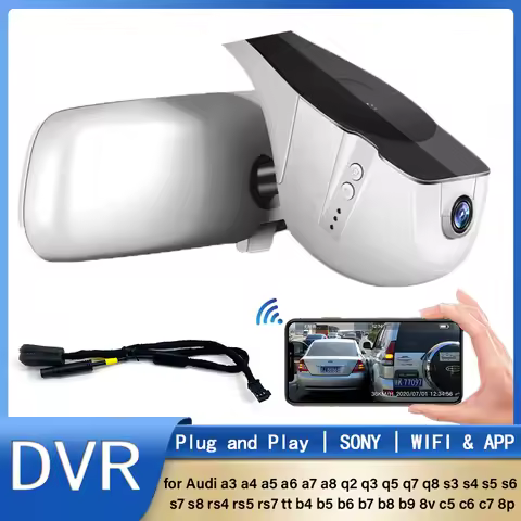 4K Dash Cam For Audi a3 a4 a5 a6 a7 a8 q2 q3 q5 q7 q8 s3 s4 s5 s6 s7 s8 rs4 rs5 rs7 tt b4 b5 b6 b7 b