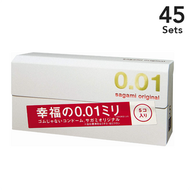 [Set of 45] Sagami Original 0.01 Condoms