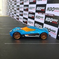 Hot Wheels Mitsubishi Double Shotz Blue 2nd Loose - 2009 Mystery Cars