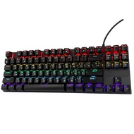 Russian K 7 Mechanical Keyboard 8-Word Game Rose Computer Wired