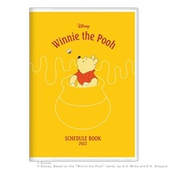 (會員專享清貨優惠價+免運費) 迪士尼 Disney Winnie the Pooh 小熊維尼 日版 2022年 B6 手帳 schedule book 月間 記事簿 筆記本 記事本 筆記簿 日本假期 (A款)