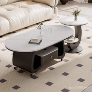 Advanced Combination Light New Style Luxury Modern Mobile Coffee Table Simple Italian Household Styl