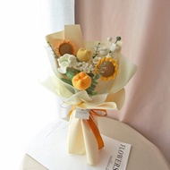 G23針織向日葵花束 / 編織花束 畢業花束