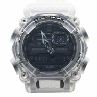 卡西歐 G-SHOCK GA900 系列 GA900SKL7AJF 男士手錶，黑色、透明、白色，樹脂錶帶