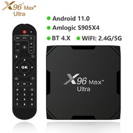 Vhsi X96 MAX Plus อัลตร้า11กล่องทีวีผู้ช่วยเสียง Amlogic S905X4 Quad Core Wifi กล่องสมาร์ททีวี BT 4G