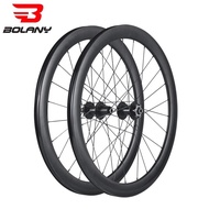 ✌BOLANY Road Bike Carbon Wheelset 700c Matte Black No Logo Bicycle Wheels Lightweight Carbon Fib g0