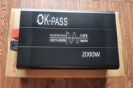 Bộ đổi điện sin chuẩn 2000W 24V sang 220V có màn hình hiển thị - Ok PASS 24V 2000W