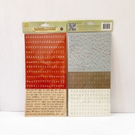 Prima Marketing 12"x12" Cardstock Alphabet Stickers En Francais