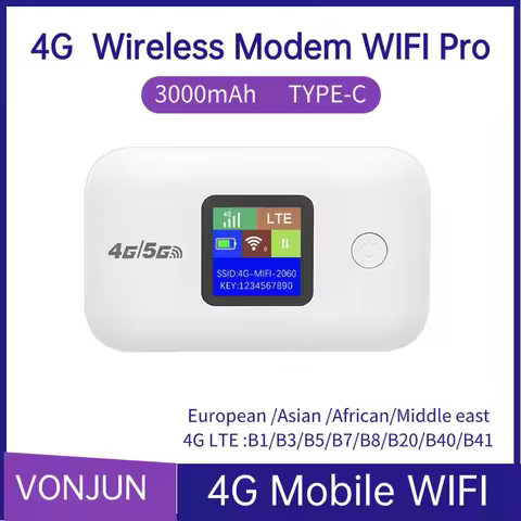 4G Lte WiFi Router 150Mbps Mini Outdoor WIFI Hotspot 3000mAh Mobile Pocket WiFi Router with SIM Card